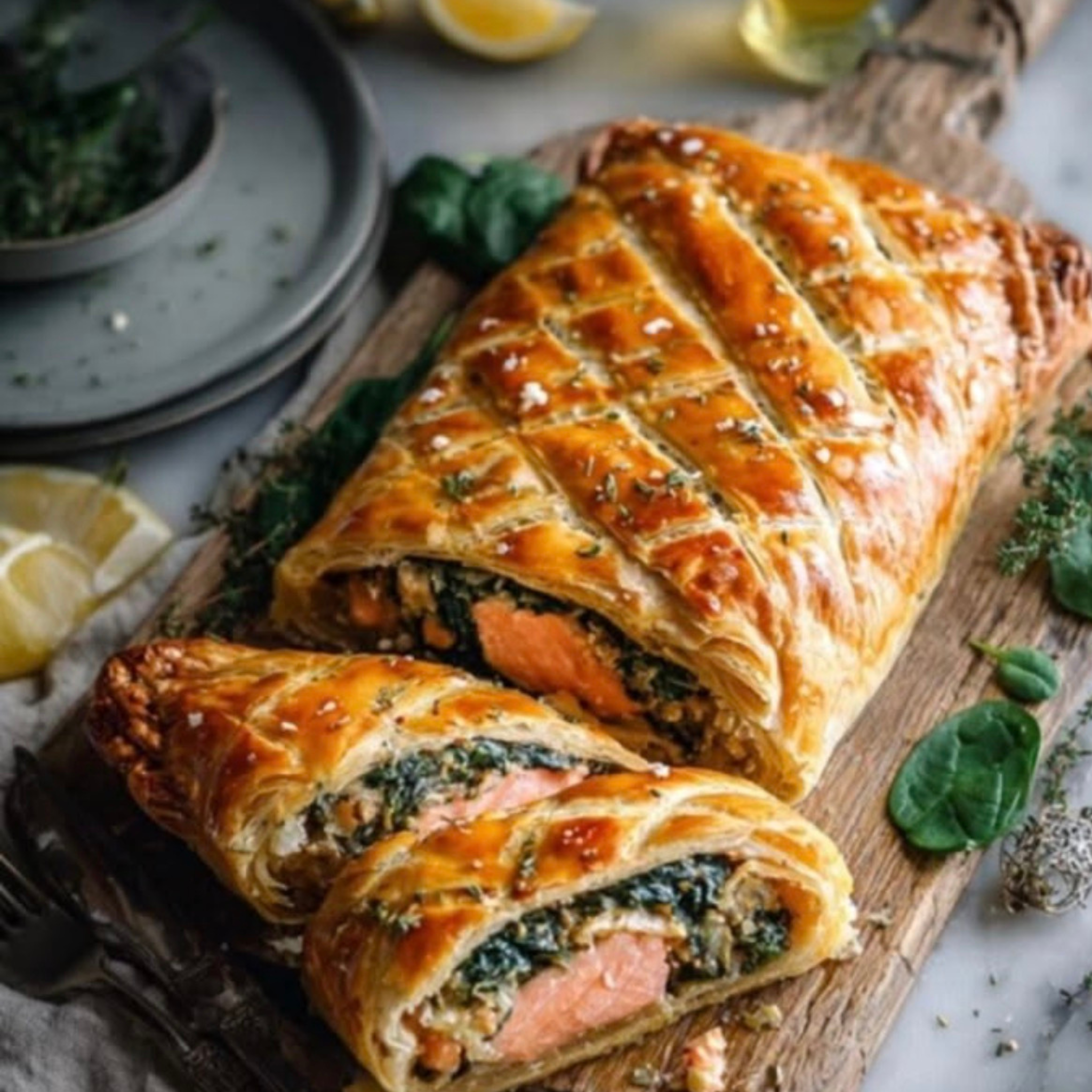 Saumon Wellington