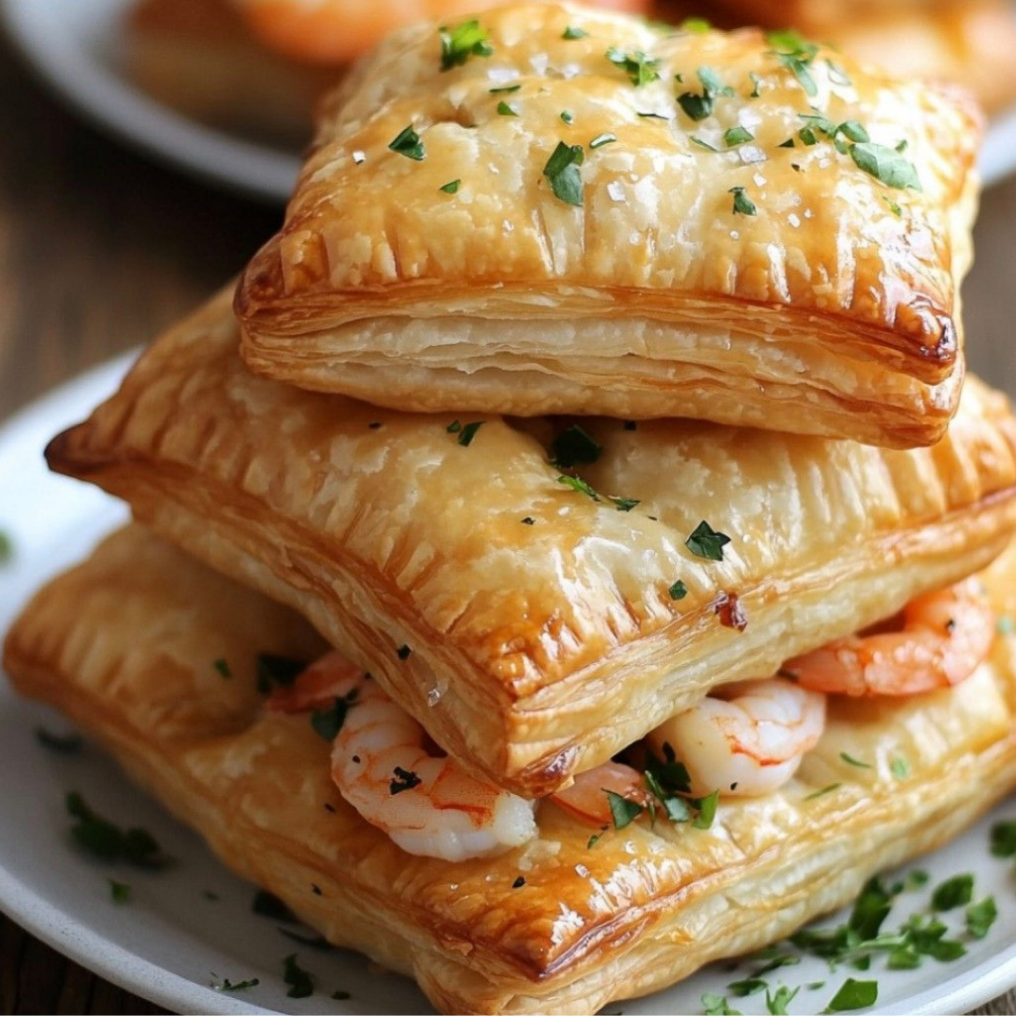 Feuilleté de fruits de mer