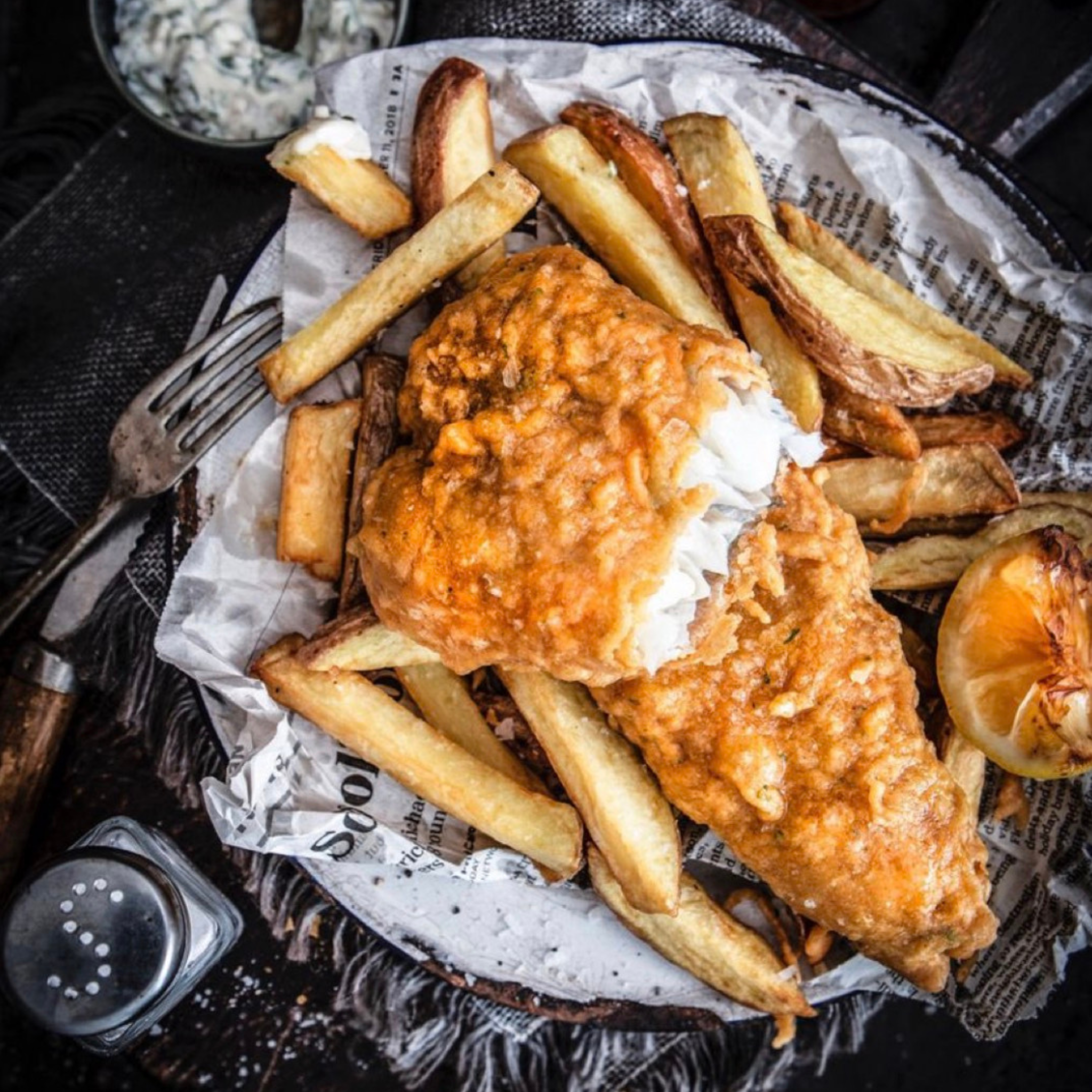 Fish & Chips de Morue à la Guiness