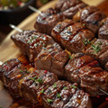 Brochette de filet mignon et bacon
